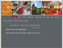 Tablet Screenshot of gasthof-greller.de